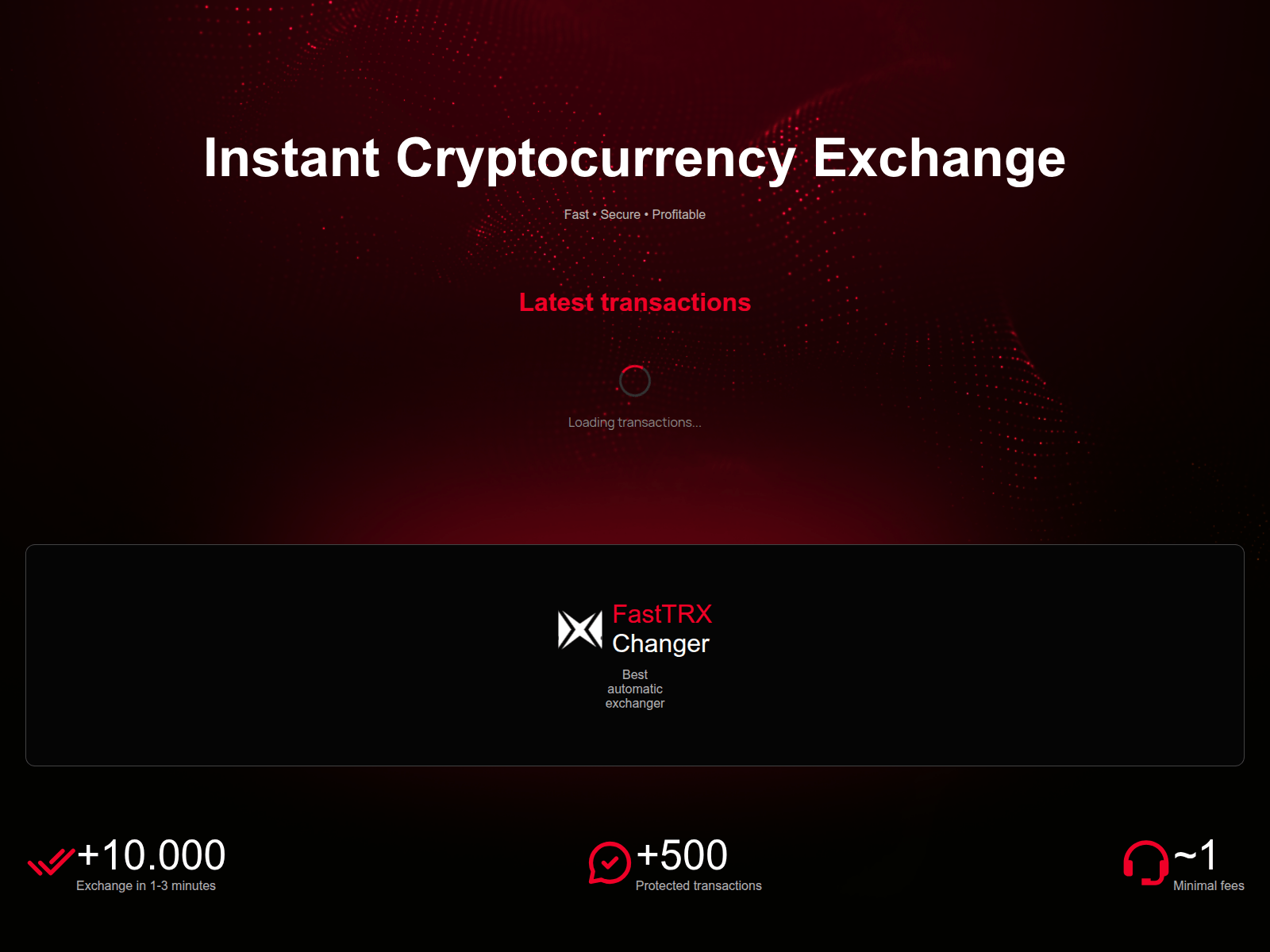 Screenshot of trx-dx.com