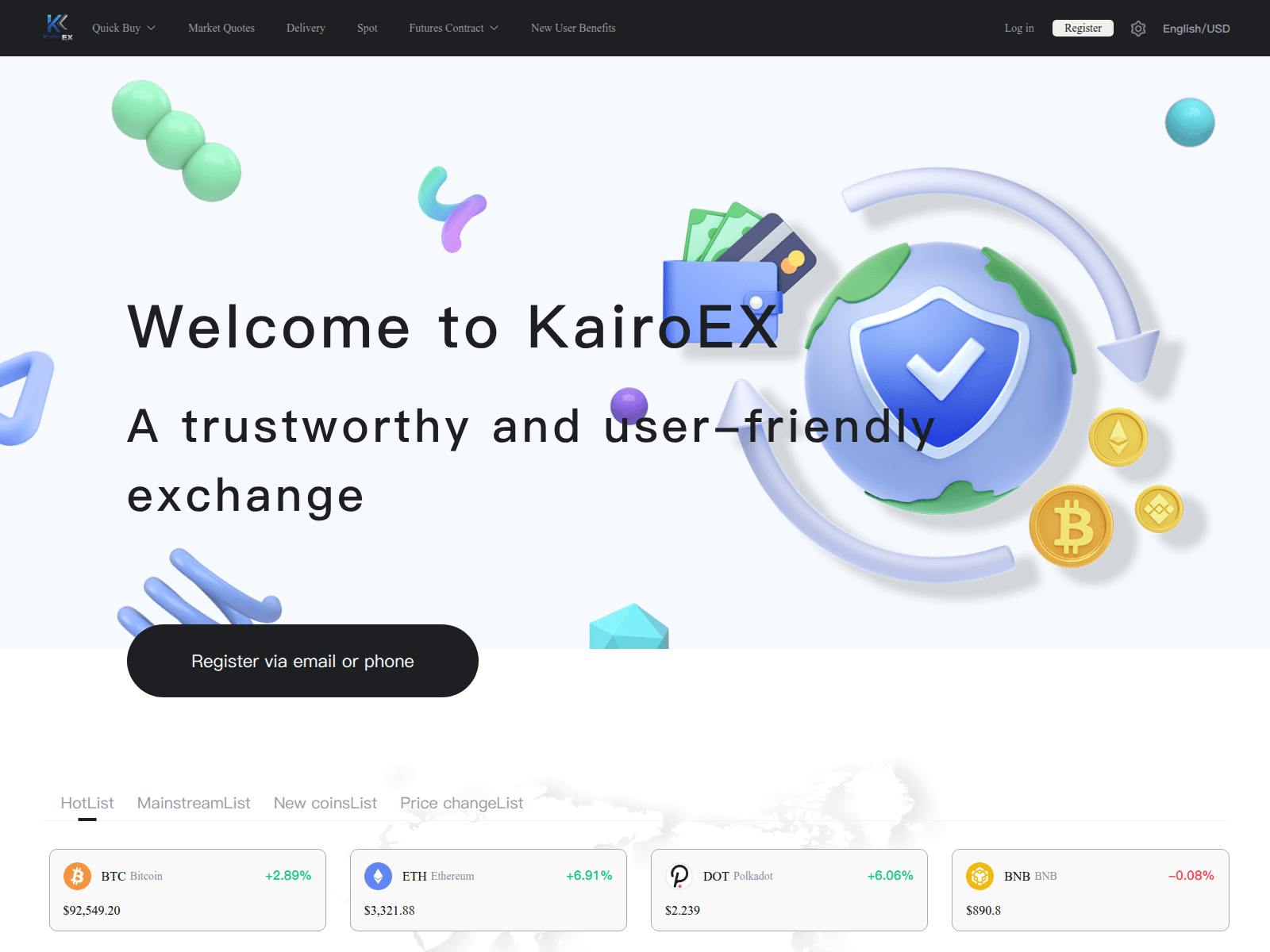 Screenshot of kairoex5.com