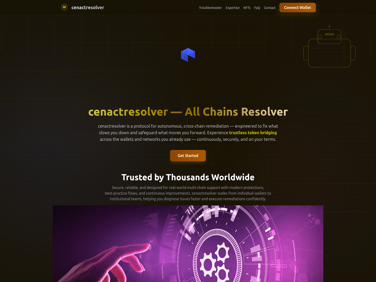 Screenshot of cenactresolver.xyz