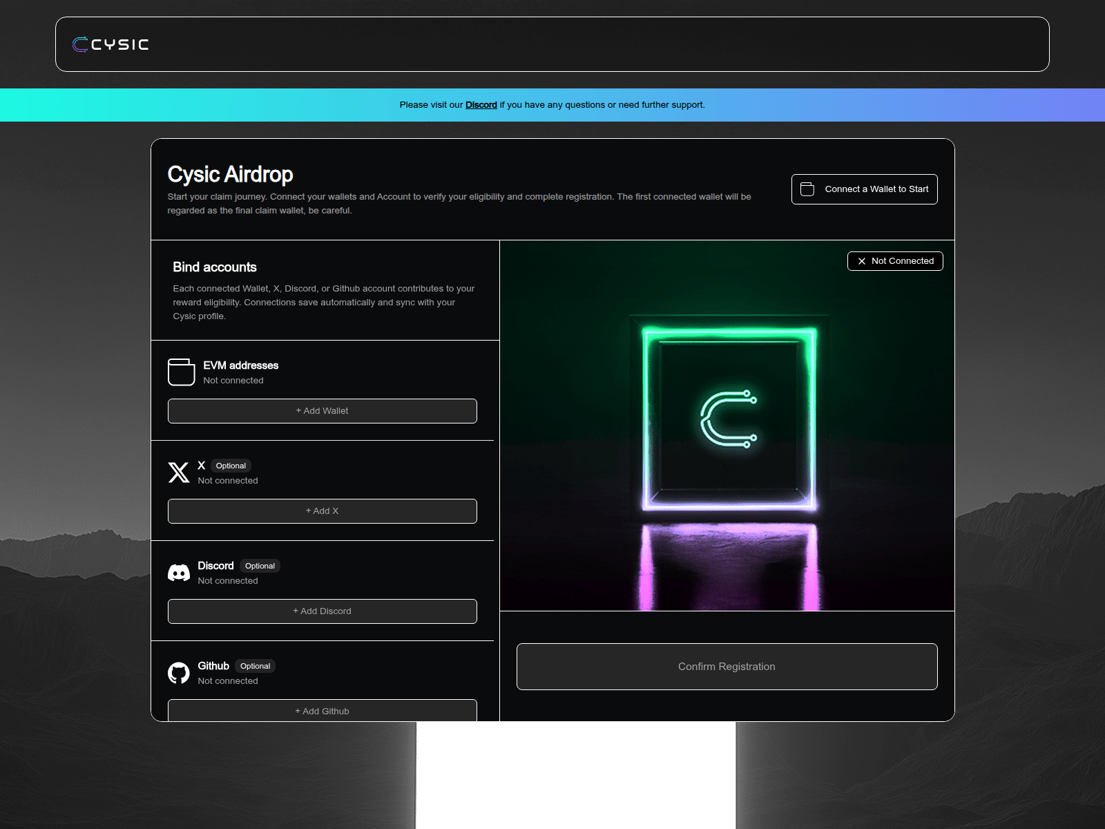Screenshot of cysicfoundation.co