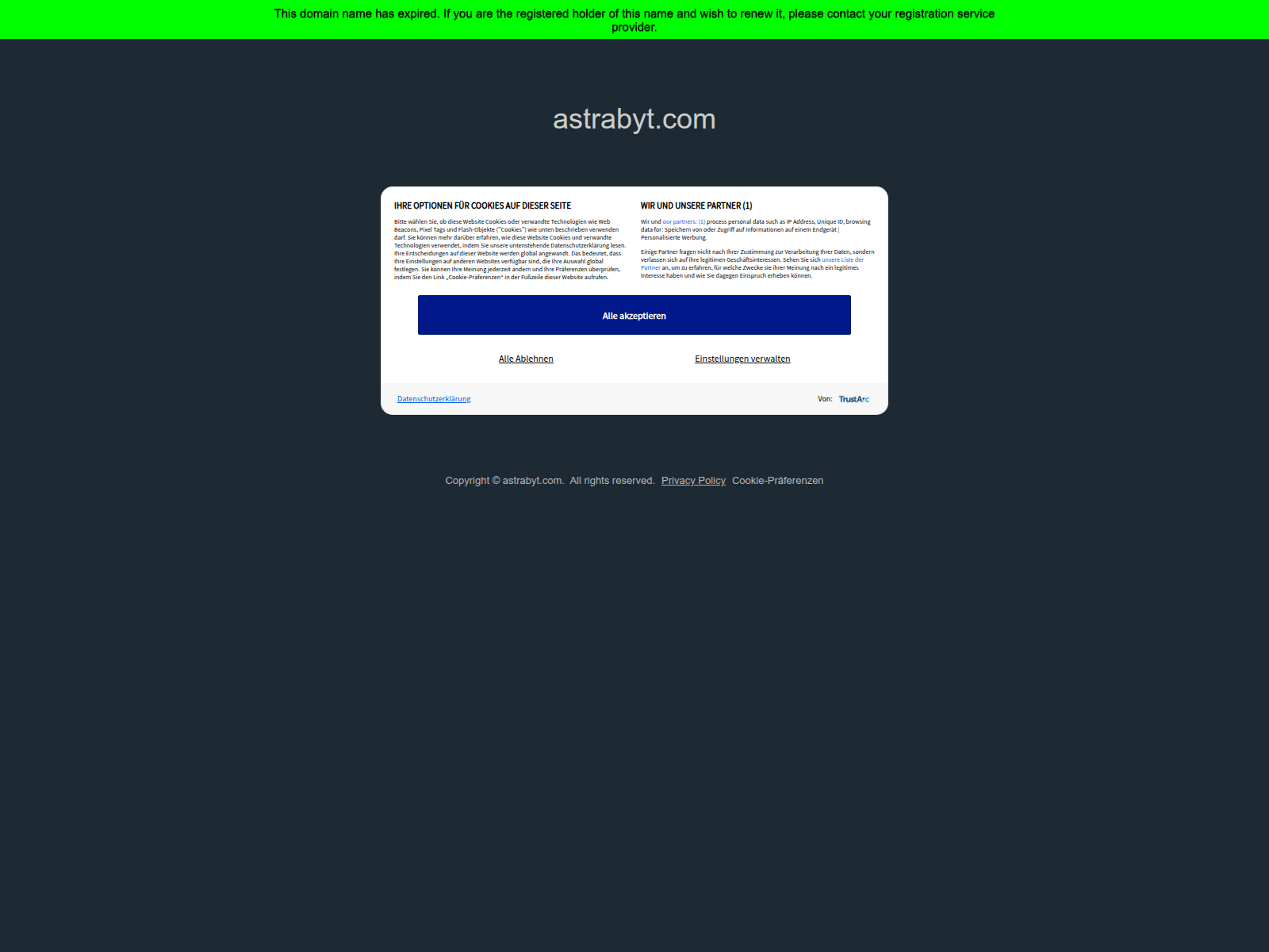 Screenshot of astrabyt.com
