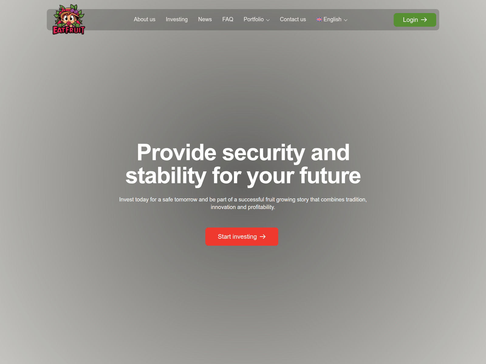 Screenshot of eatfruitinvest.com