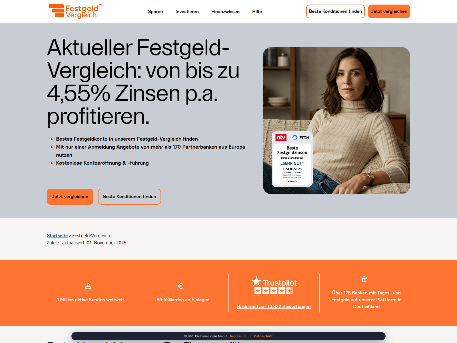 Screenshot of tagesgeld-vergleich24.com