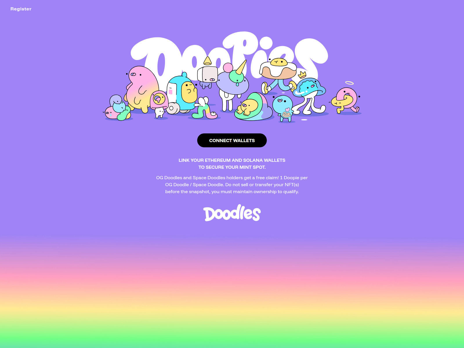 Screenshot of doodles.wales