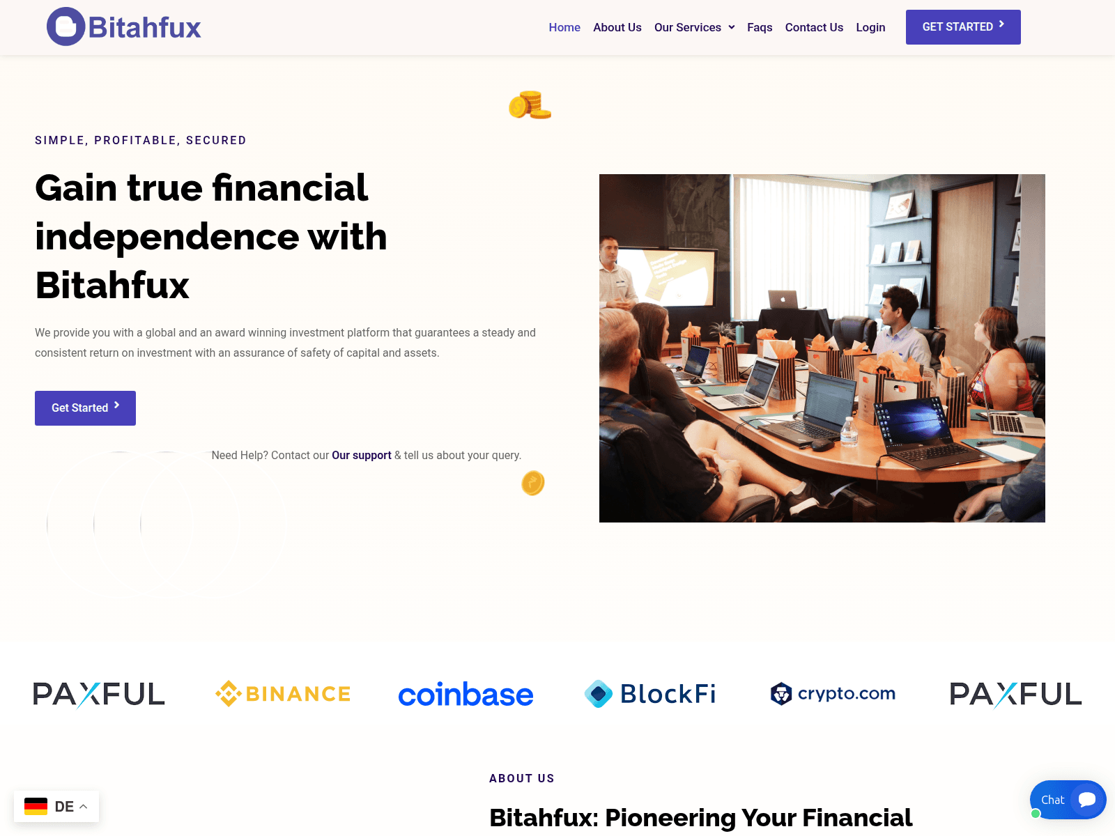 Forensic screenshot of bitahfux.com