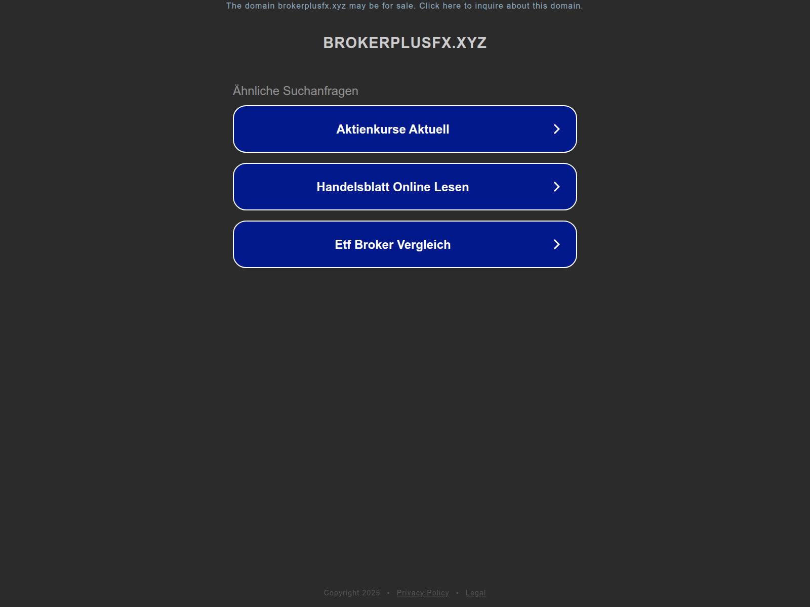 Screenshot of brokerplusfx.xyz