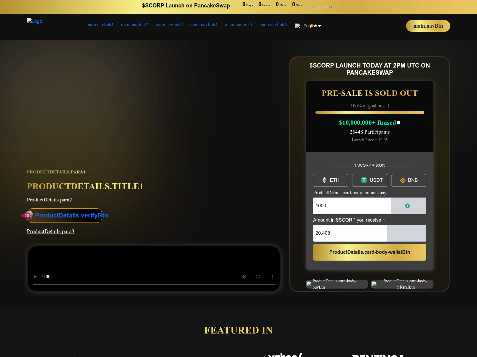 Screenshot of scorpioncasino-claim.pages.dev
