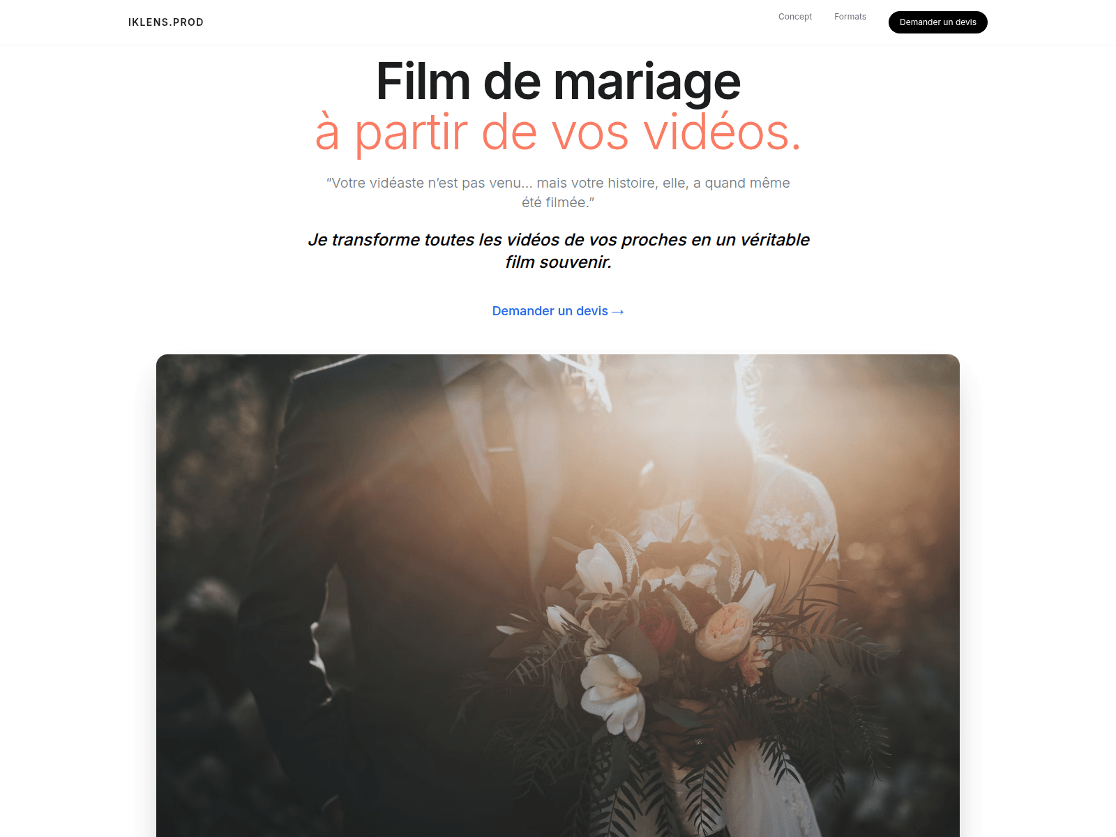 Screenshot of iklensprod.fr