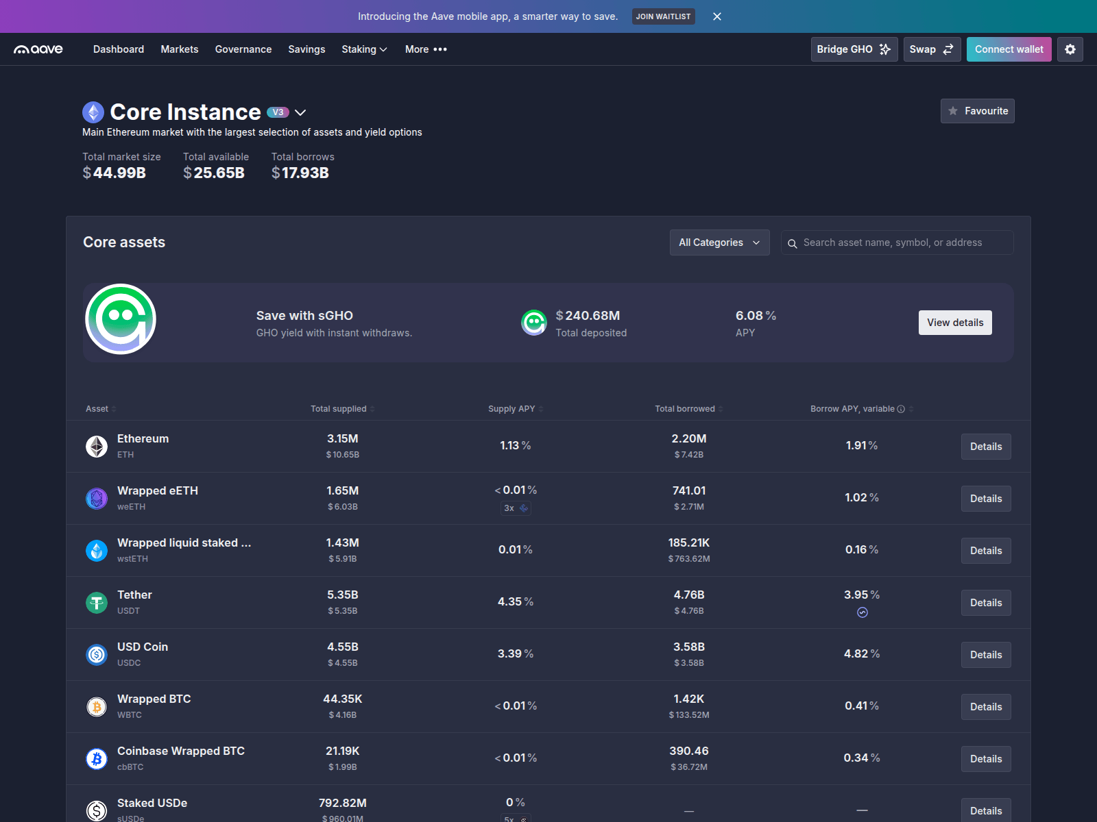 Screenshot of aave.com-auth-swap-dex-apps.pro