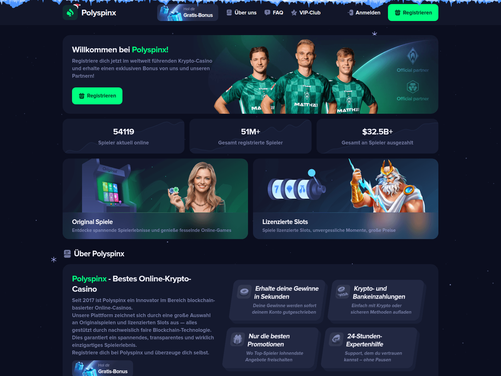 Screenshot of polyspinx.com