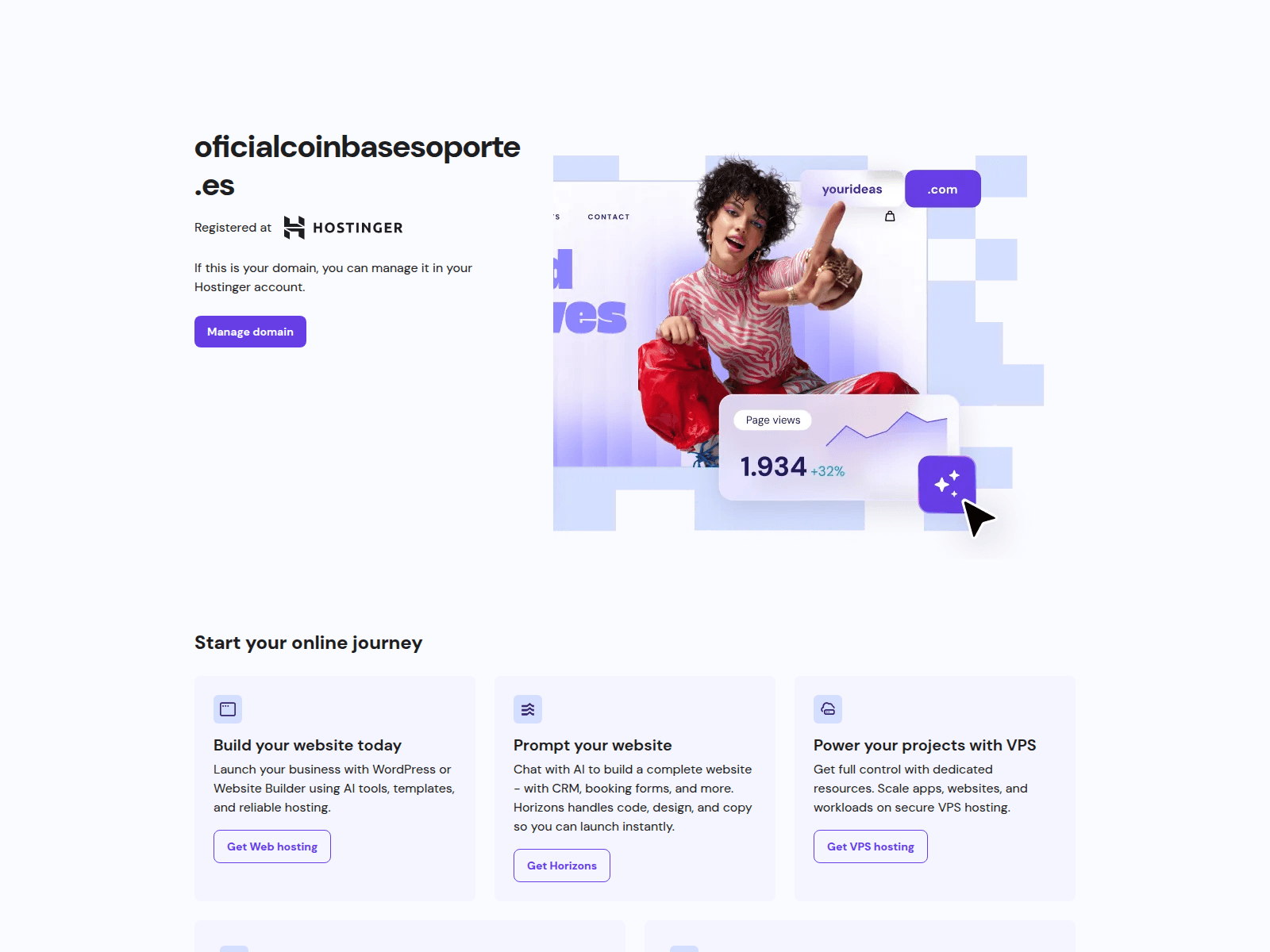 Screenshot of oficialcoinbasesoporte.es