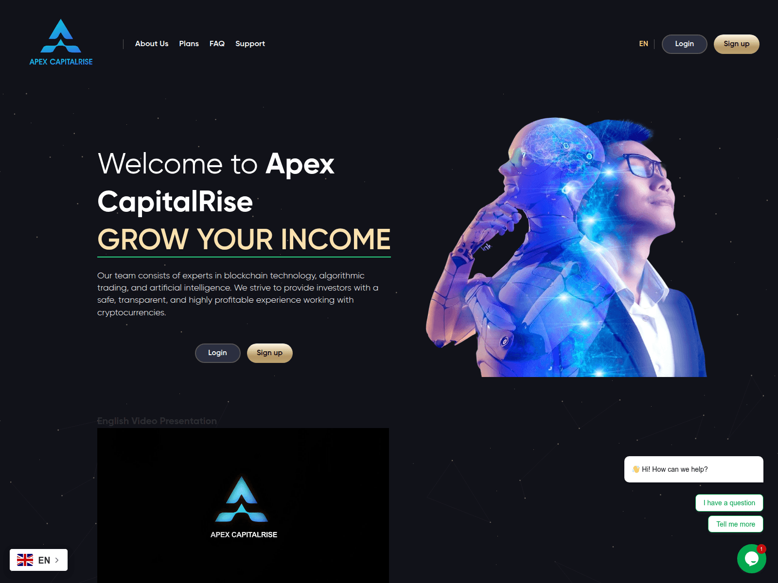 Screenshot of apex-capitalrise.org