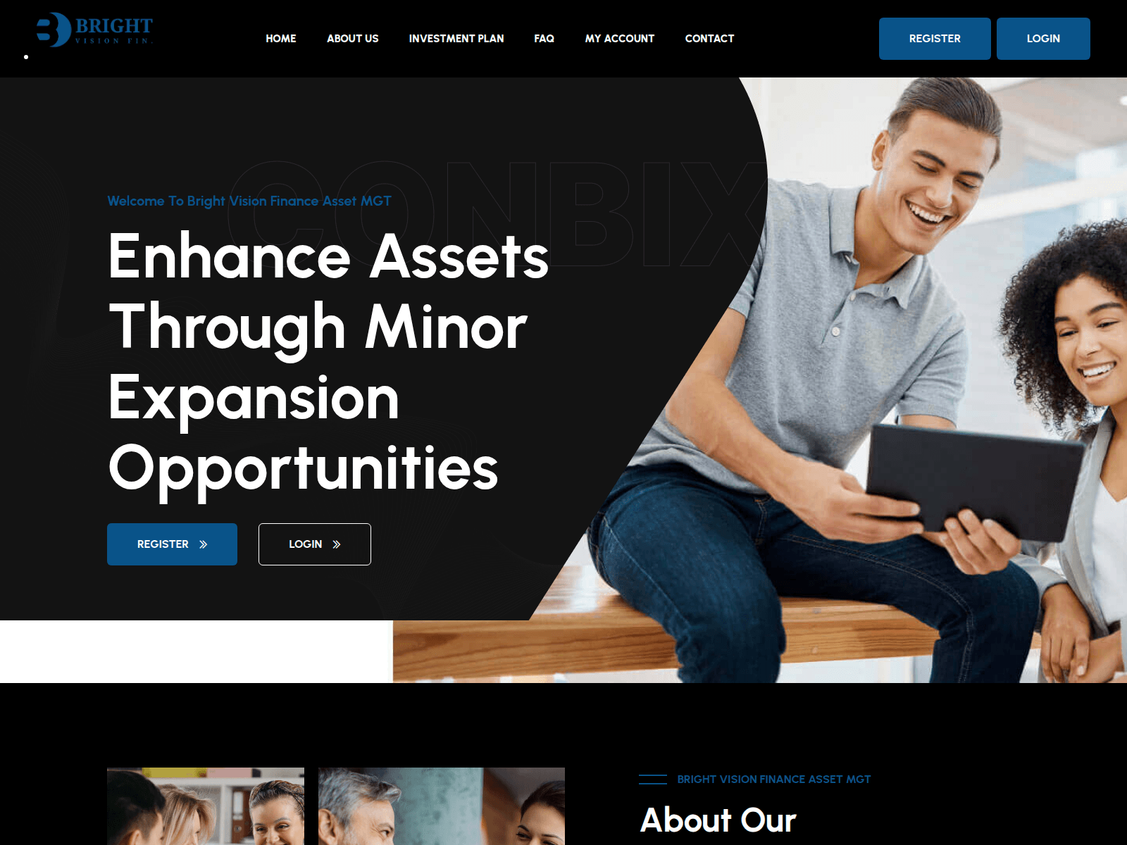 Screenshot of brightvisionfinassetmgt.com