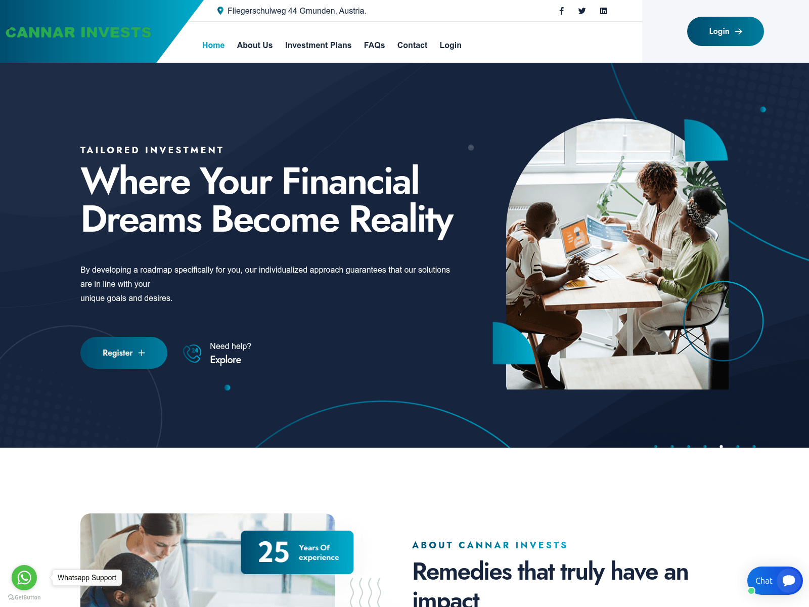 Screenshot of cannarinvest.pro