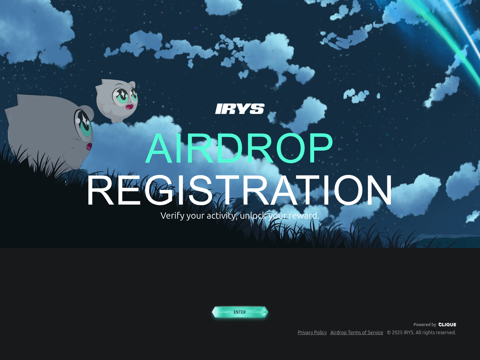 Screenshot of iryrs.xyz