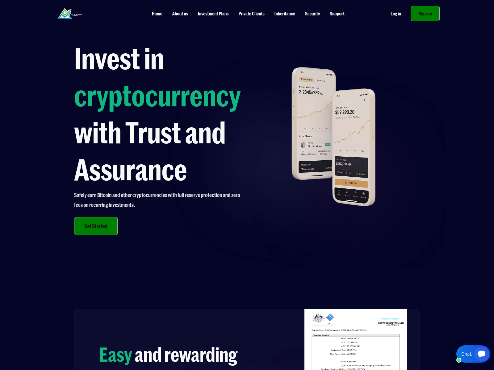 Screenshot of cloudcapitalinvest.com