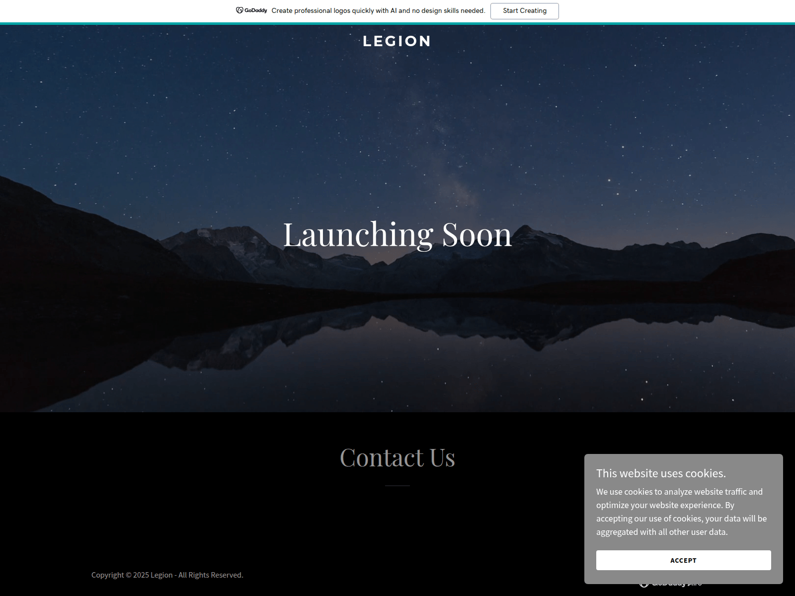 Screenshot of legion.click