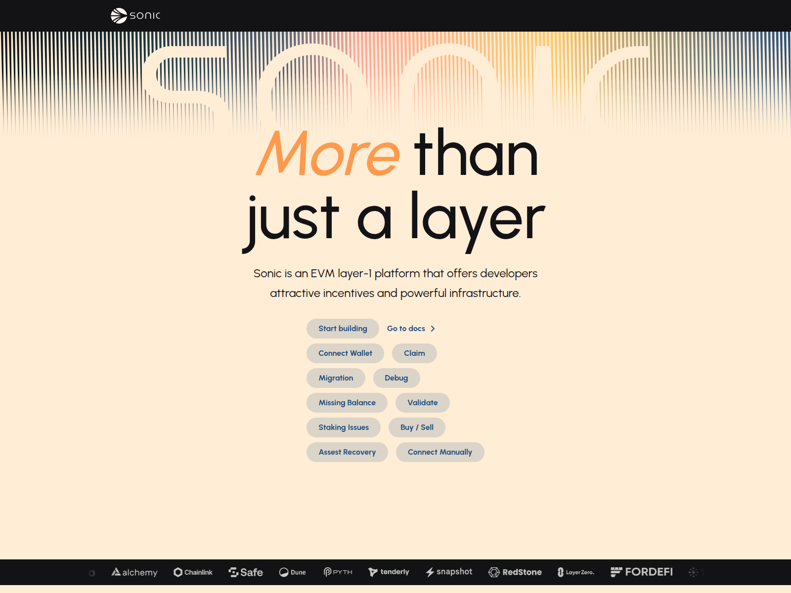 Screenshot of soniclabs-network.web.app