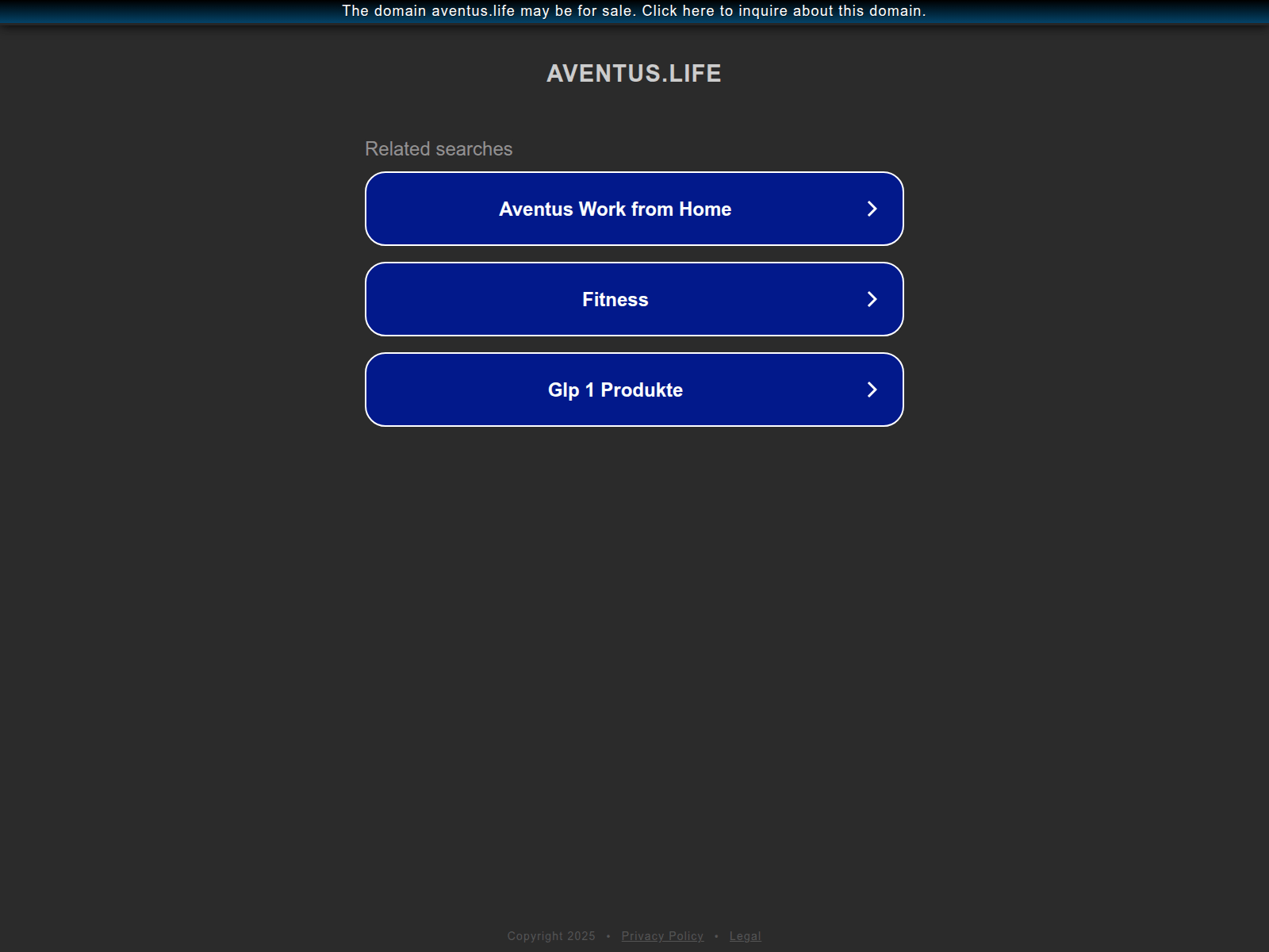 Screenshot of ww25.aventus.life