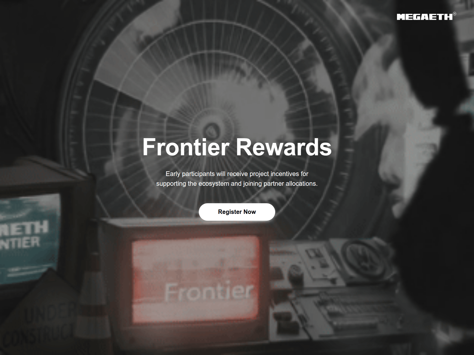 Screenshot of megaeth-frontierapp.com
