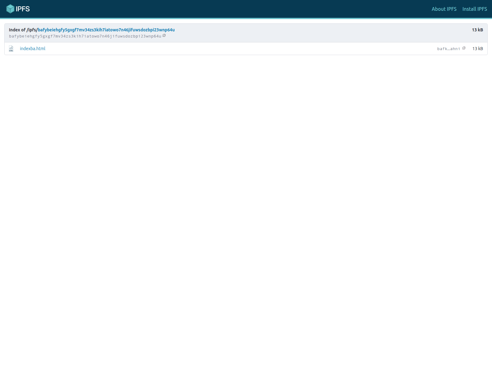 Screenshot of bafybeiehgfy5gxgf7mv34zs3kih7iatowo7n46jifuwsdozbpi23wnp64u.ipfs.w3s.link