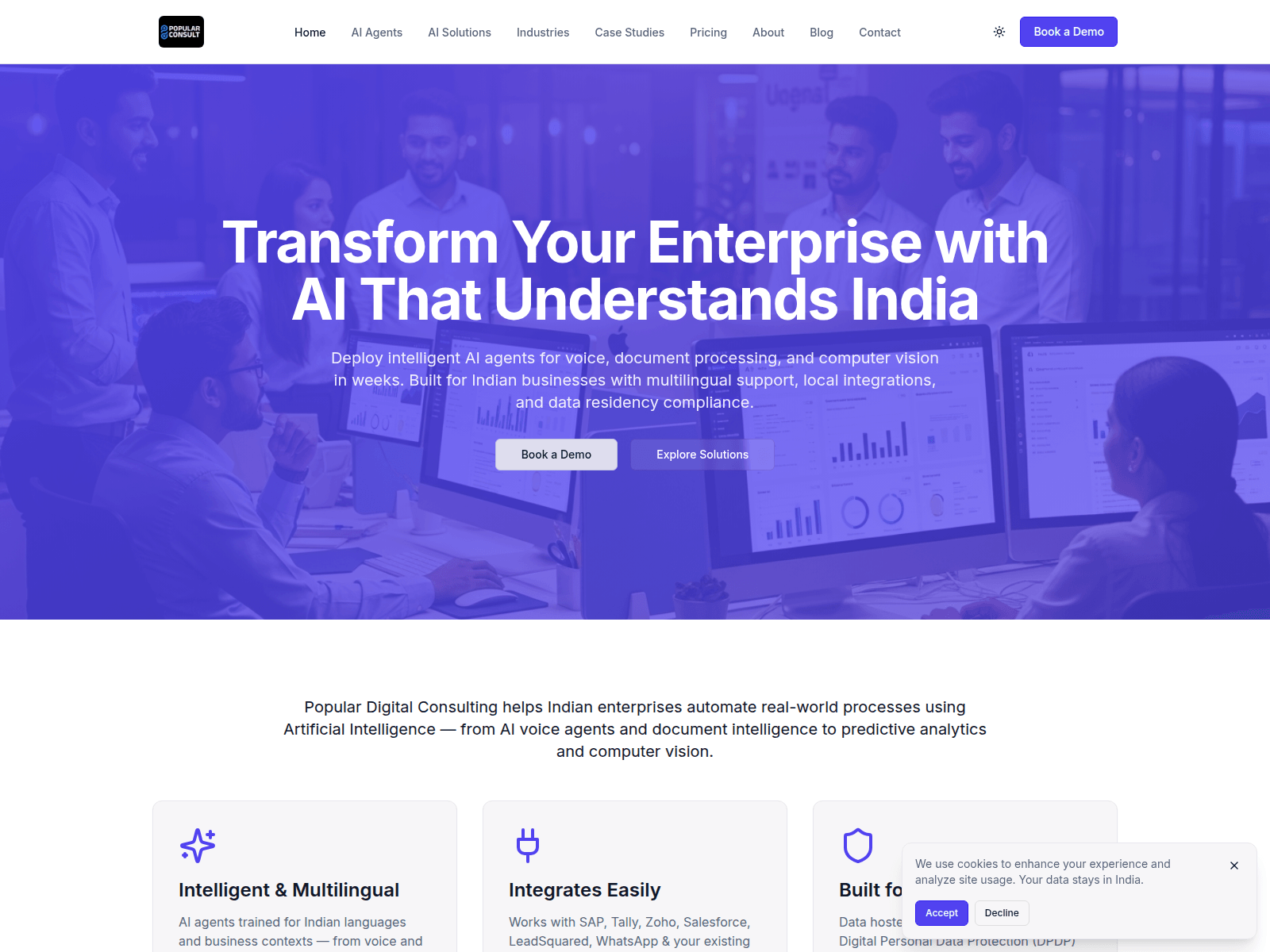 Screenshot of popularconsult.com