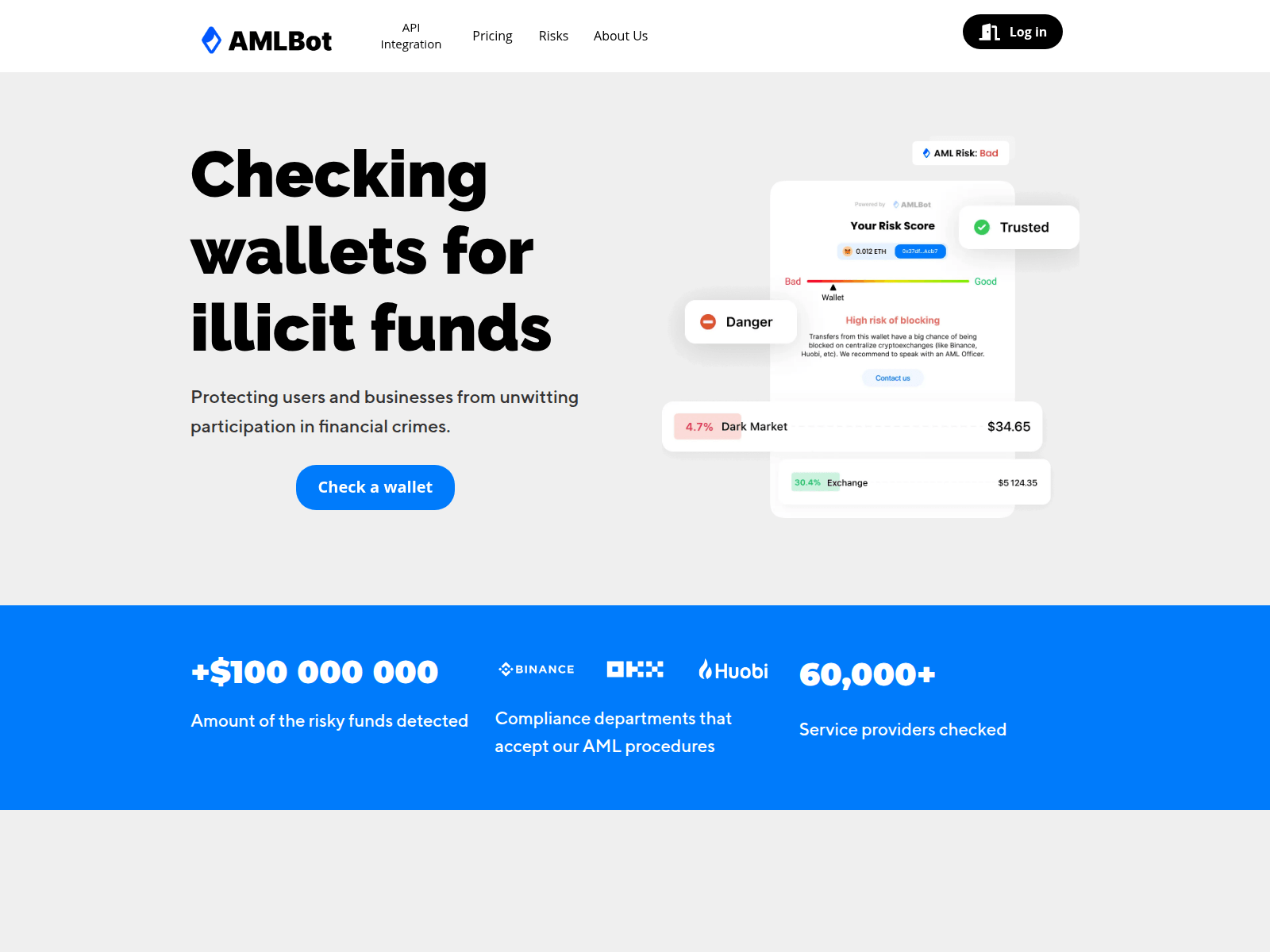 Screenshot of aml-processing.click