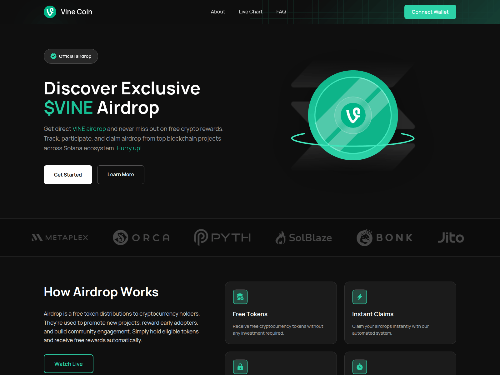 Screenshot of vine.x-hub.trade