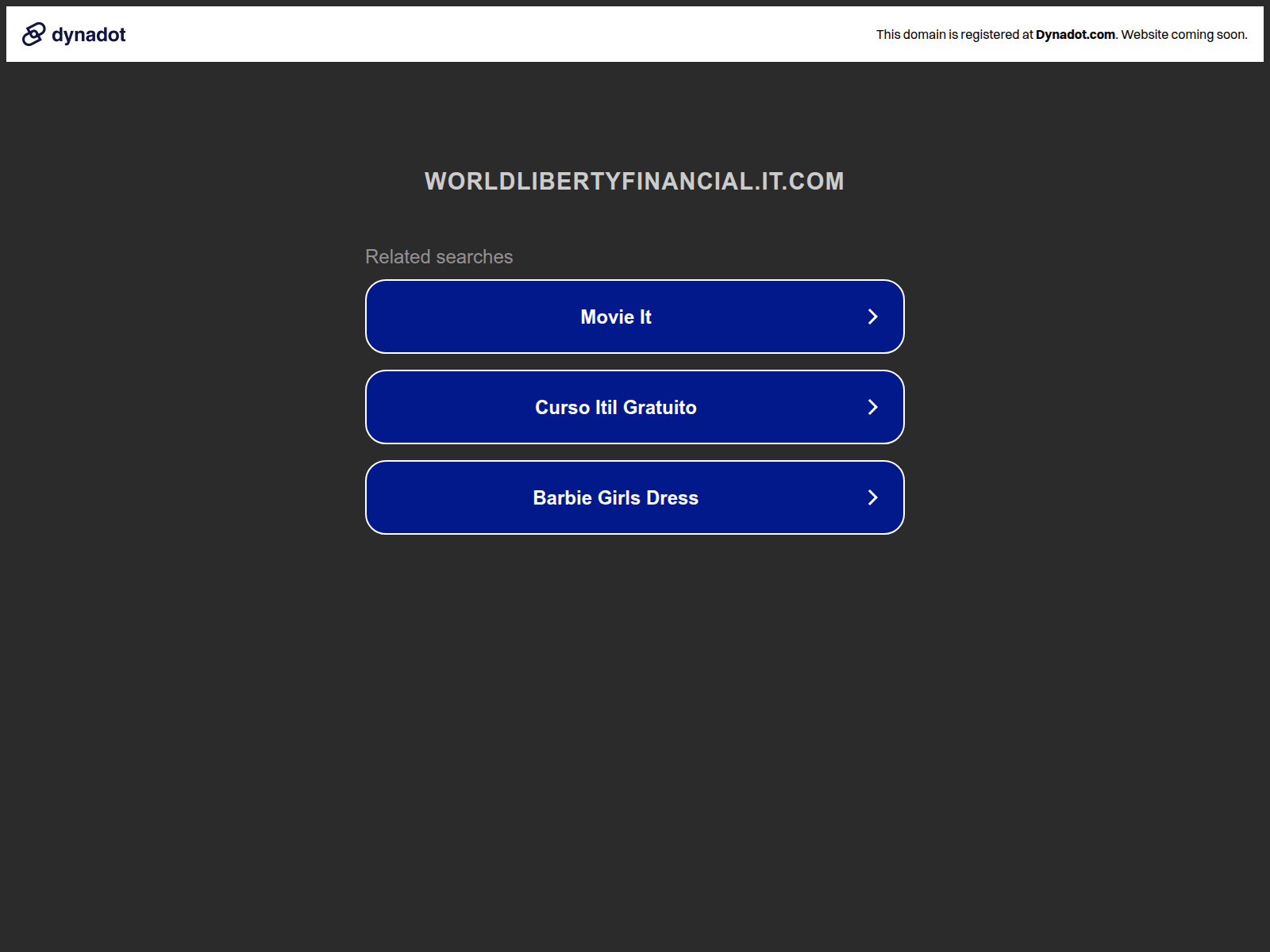Screenshot of worldlibertyfinancial.it.com