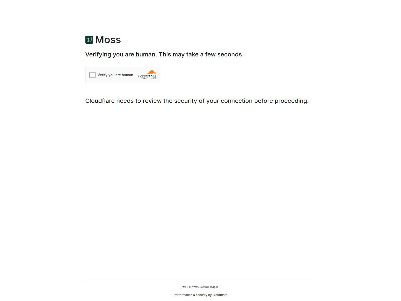 Screenshot of getmoss.co.com