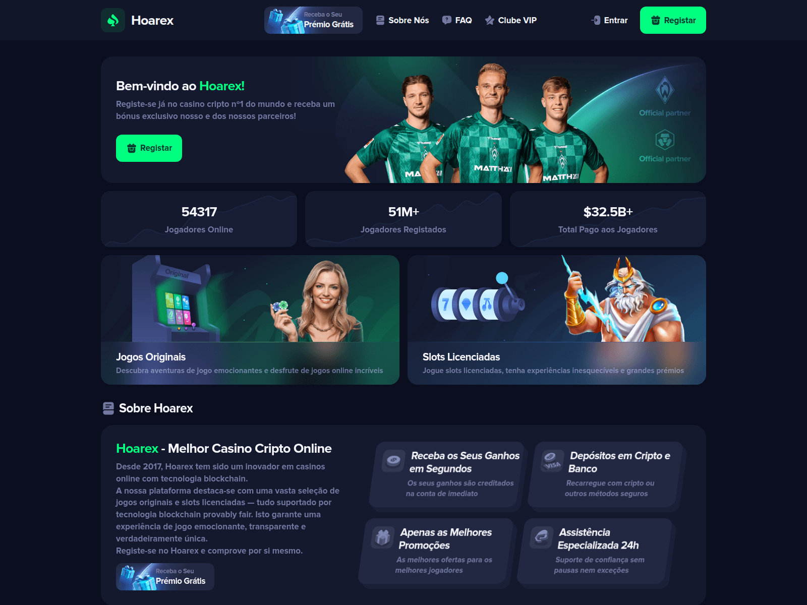 Screenshot of hoarex.com