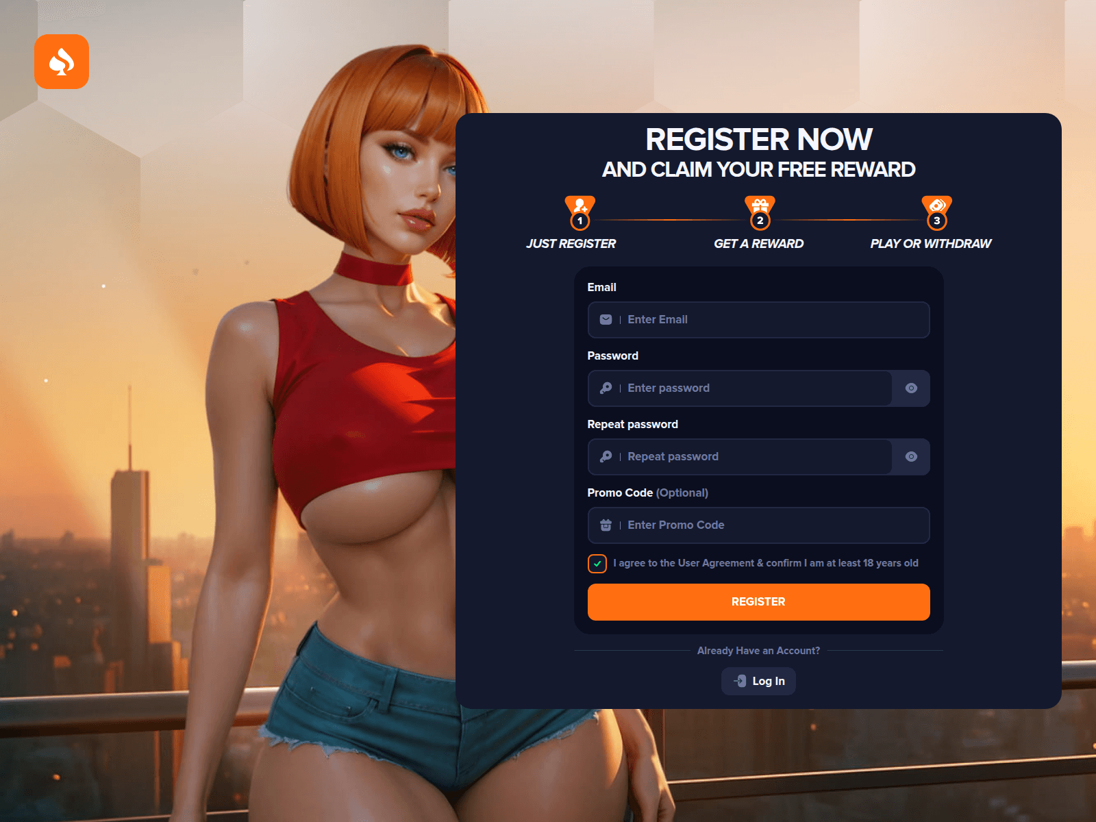 Screenshot of torycasino.com