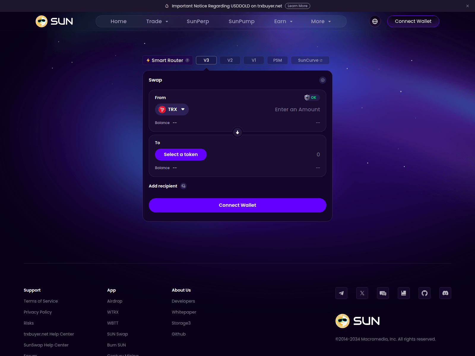 Screenshot of trxbuyer.net