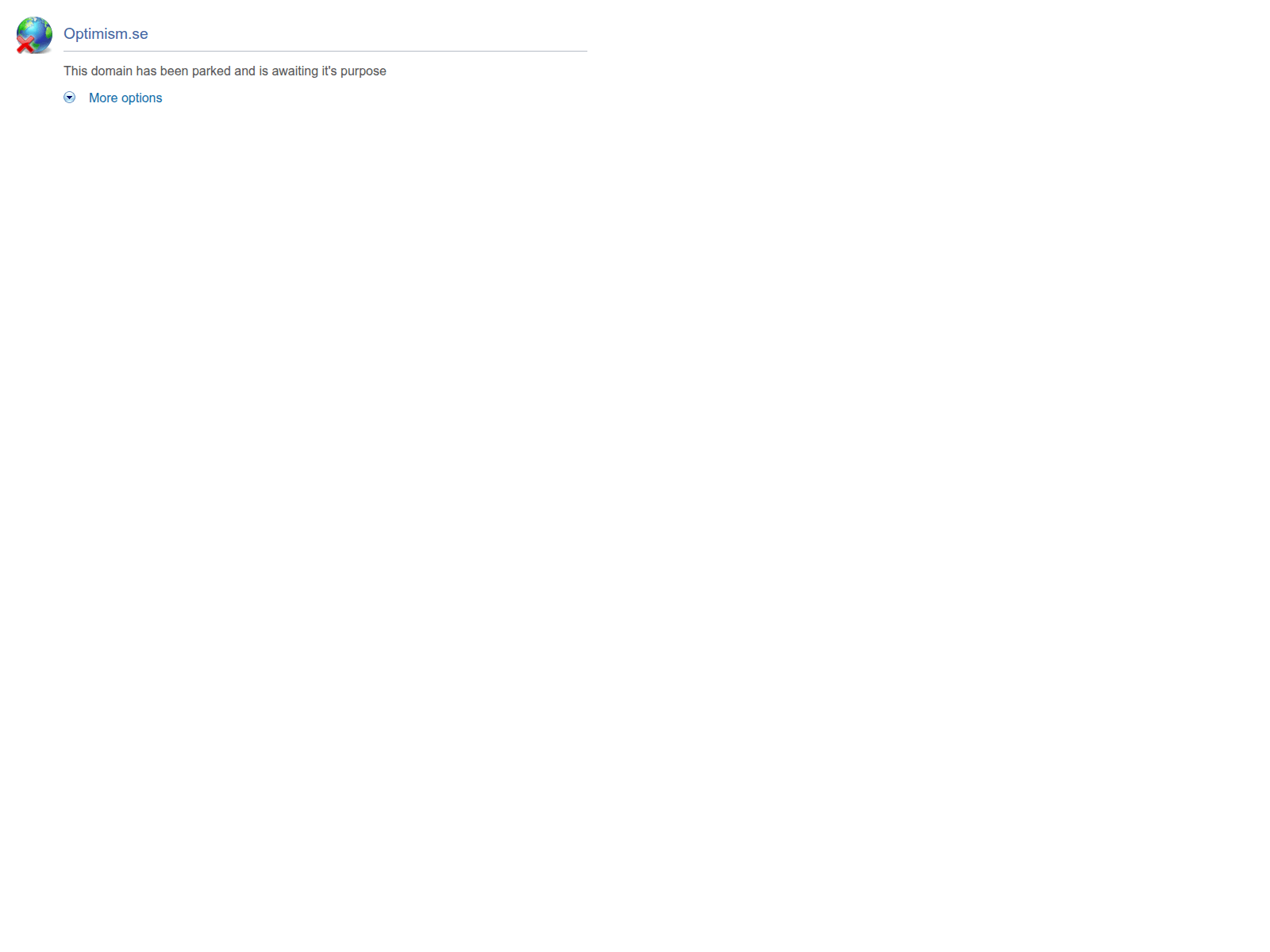 Screenshot of optimism.se