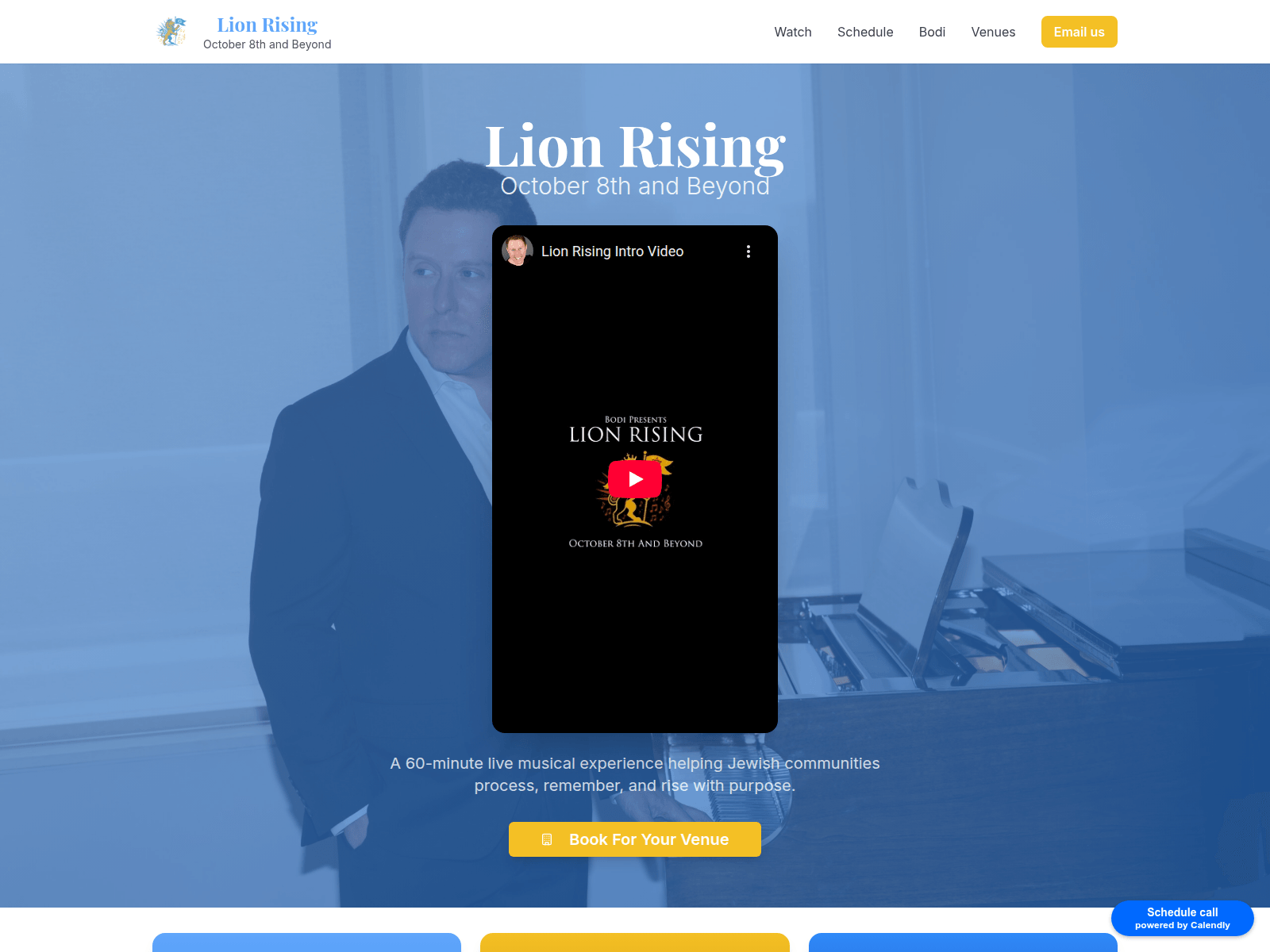 Screenshot of lionrising.org