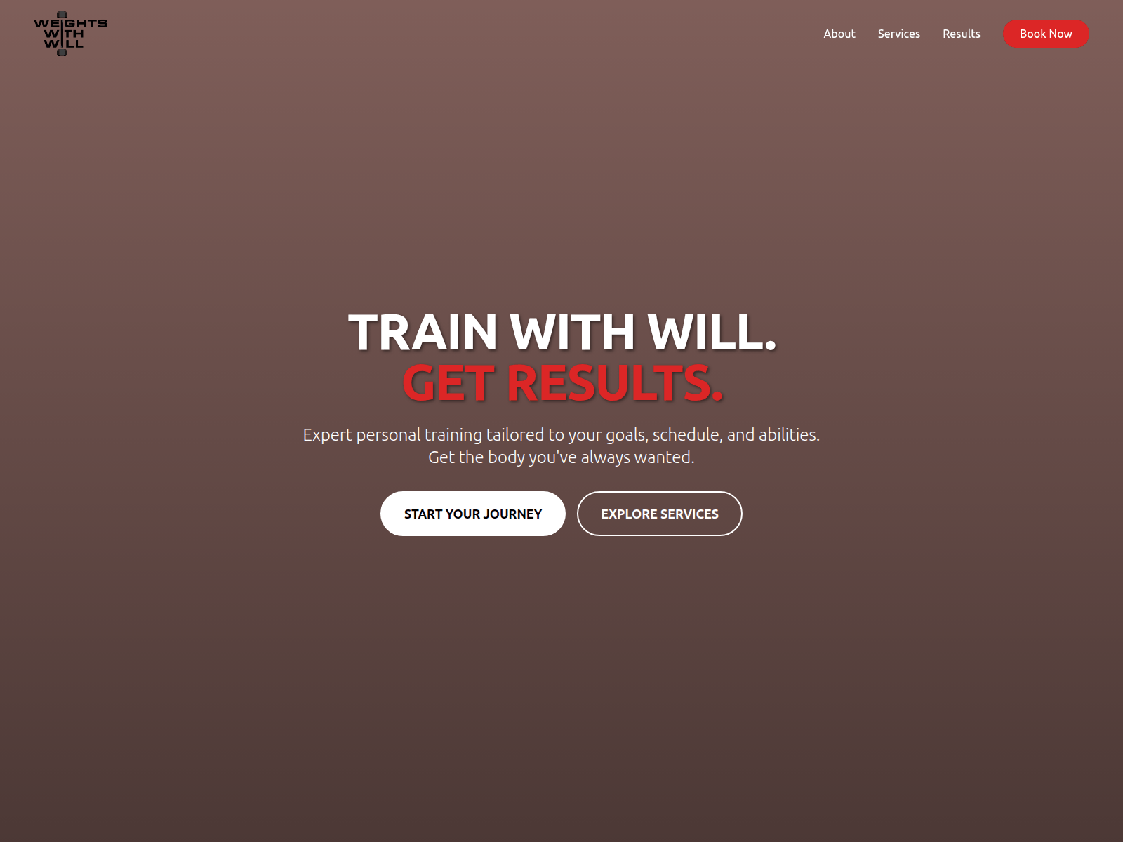 Screenshot of weightswithwill.com