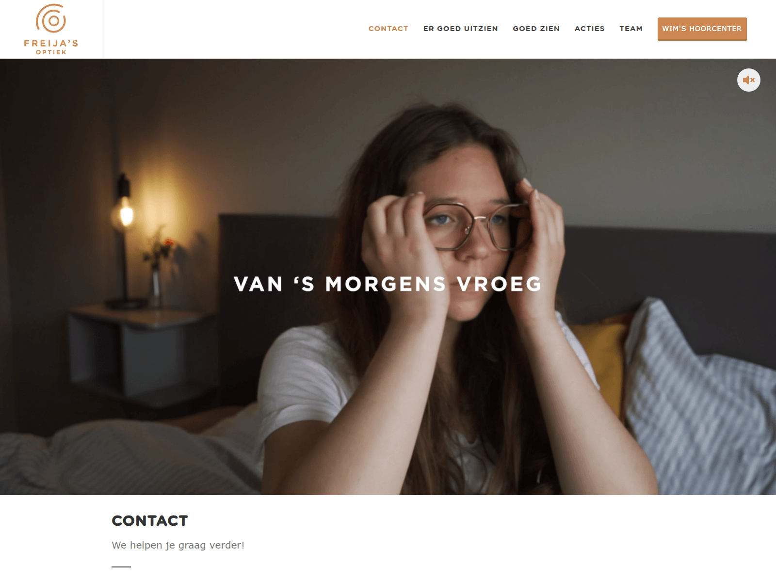Screenshot of freijasoptiek.be