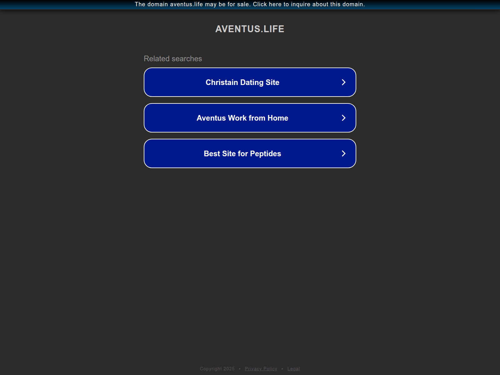 Screenshot of aventus.life