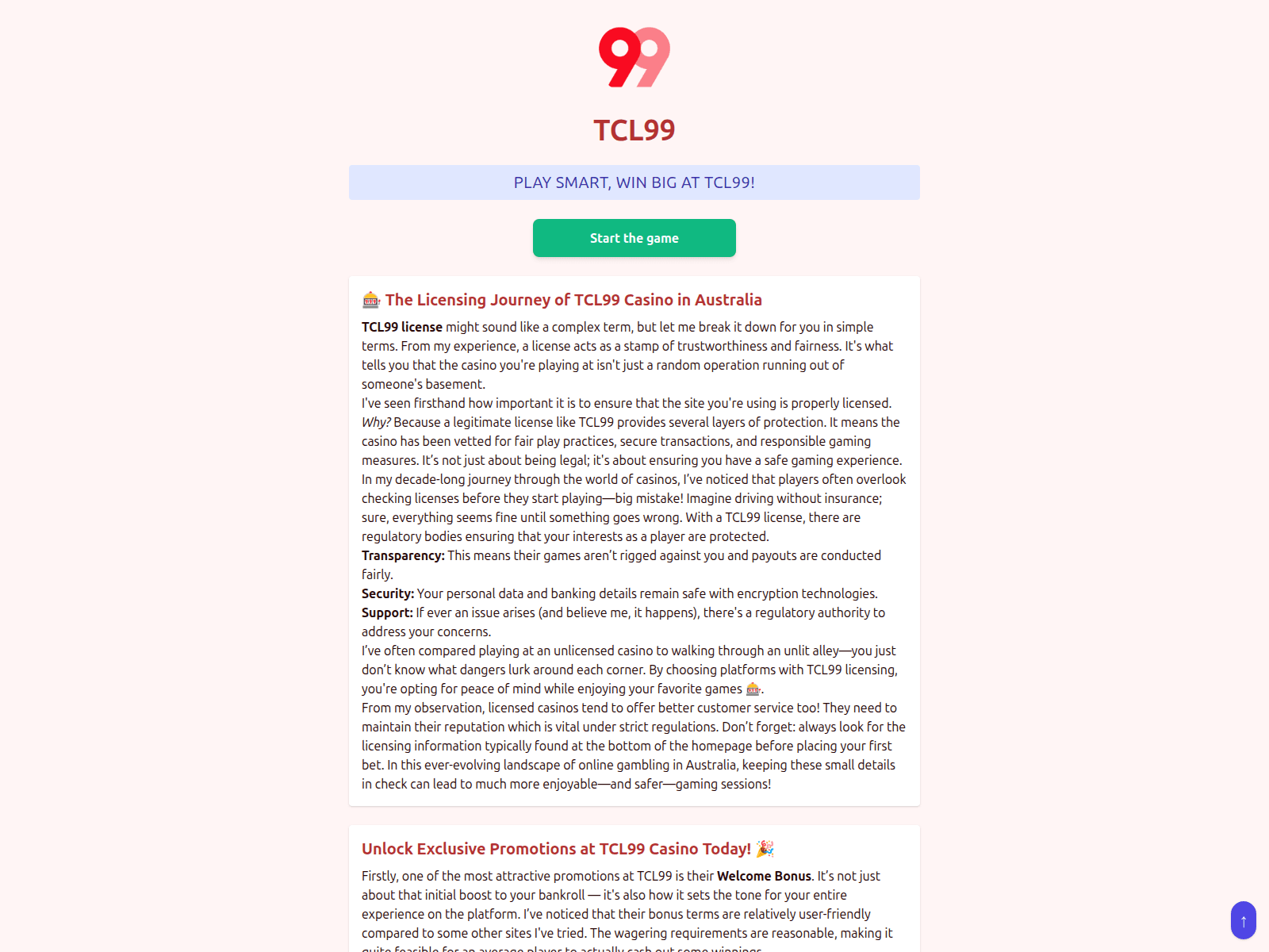 Screenshot of tcl99.co.com