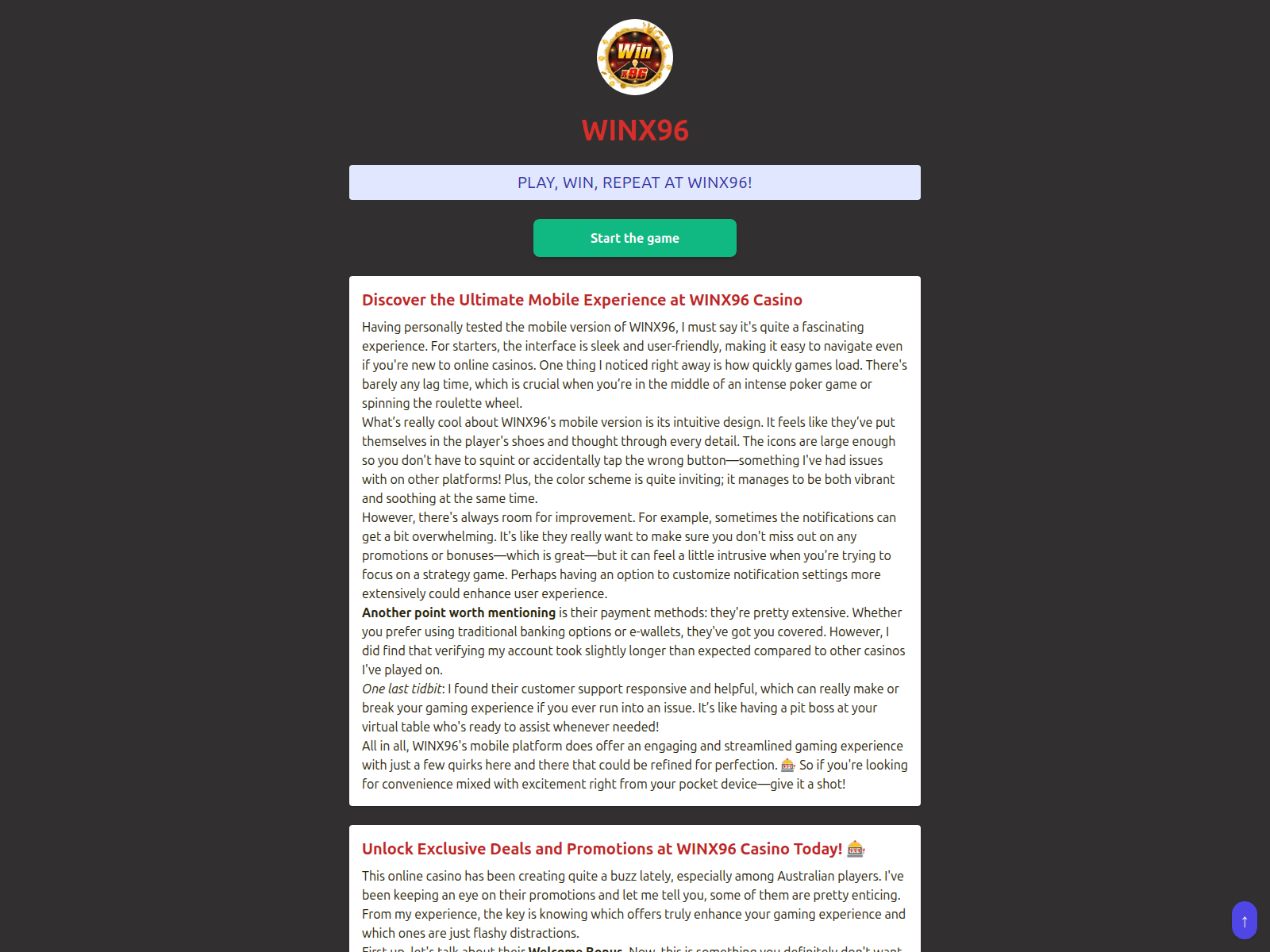 Screenshot of winx96.co.com