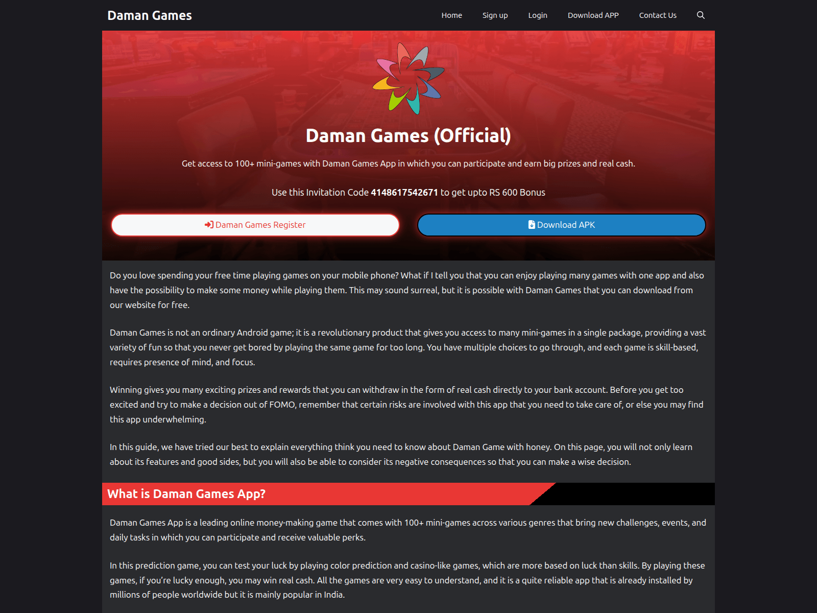 Screenshot of damangames.co.com