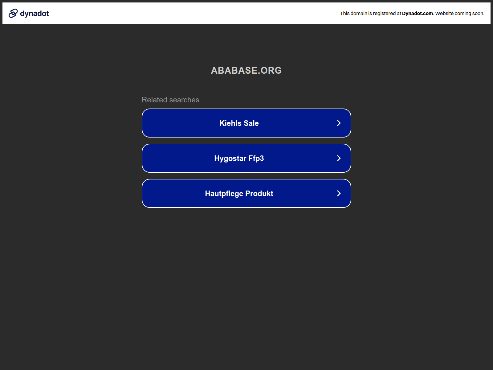 Screenshot of ababase.org