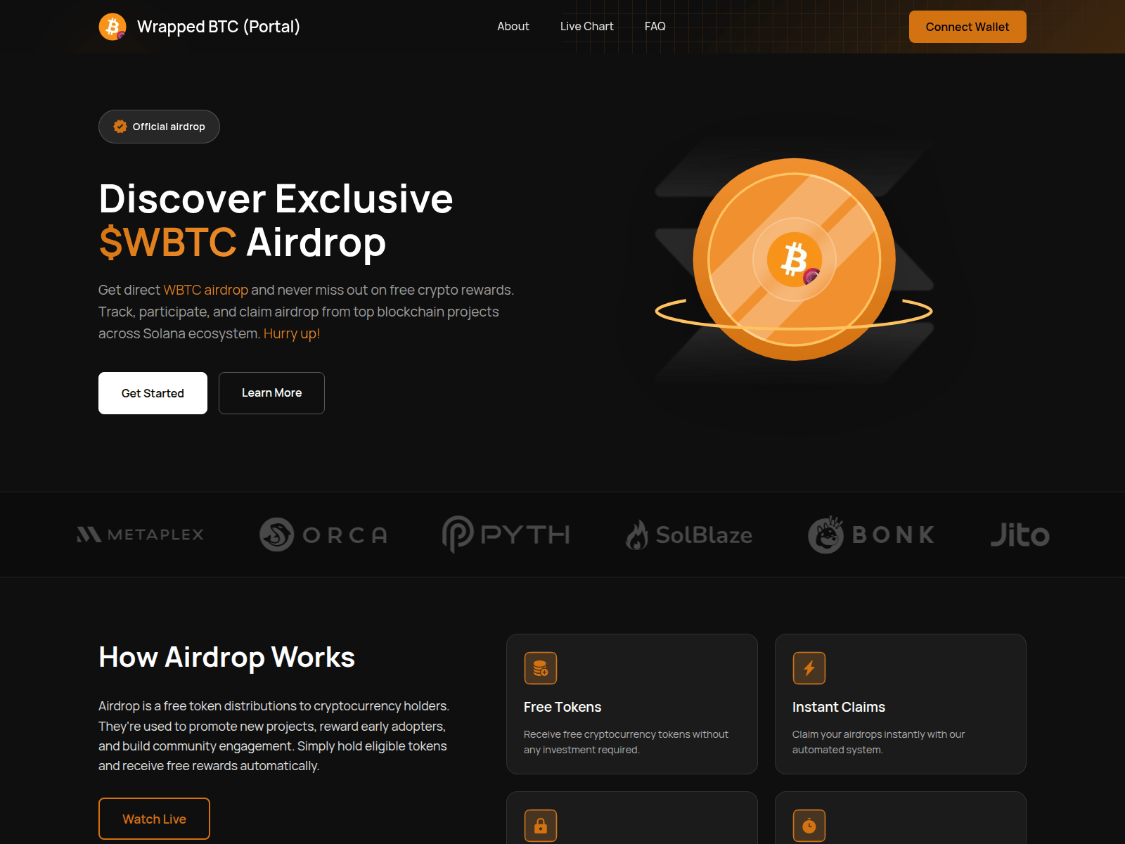 Screenshot of wbtc-event.fun