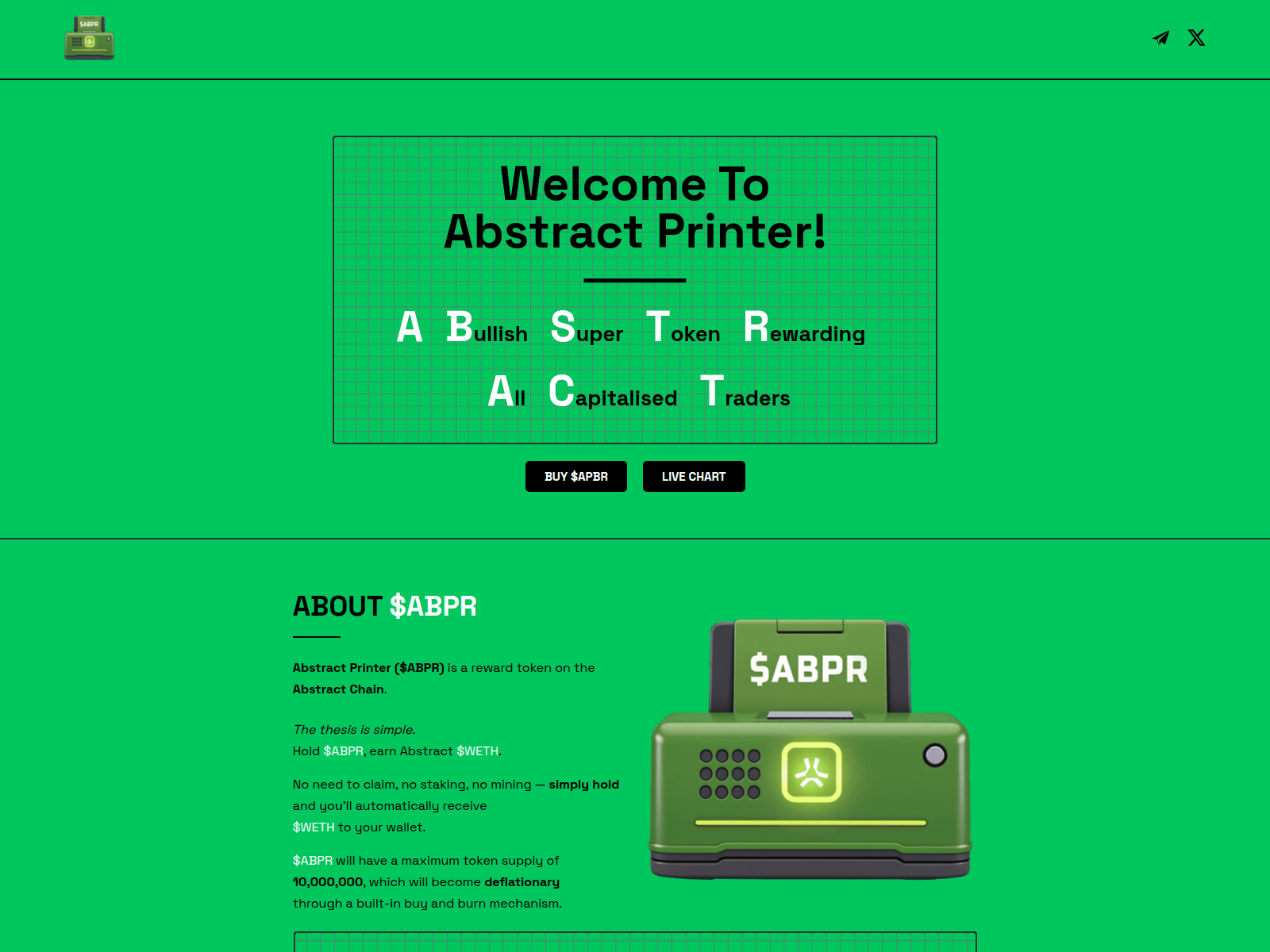 Forensic screenshot of abstractprinter.xyz