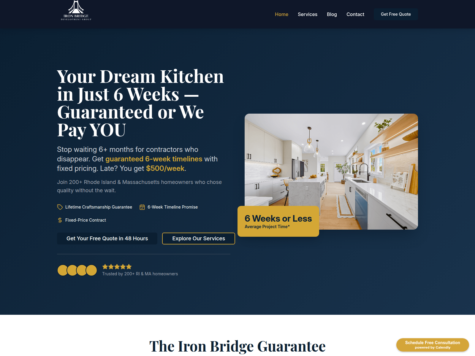 Screenshot of ironbridgebuilds.com