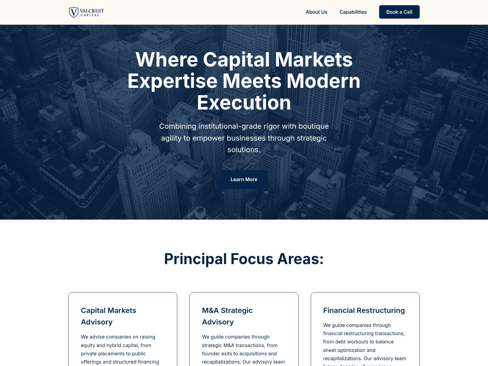 Screenshot of valcrestc.com