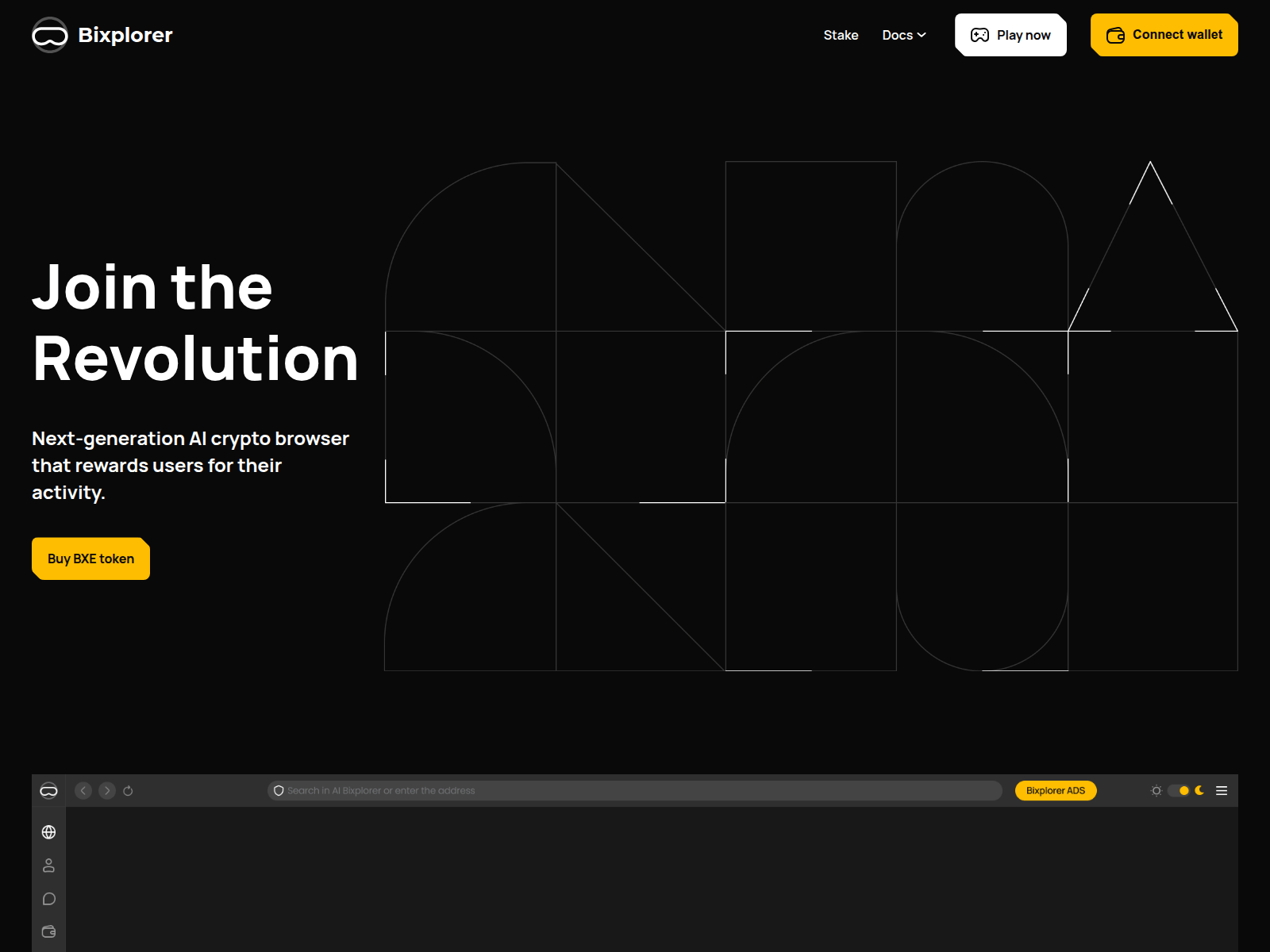 Screenshot of bixplorer.pages.dev