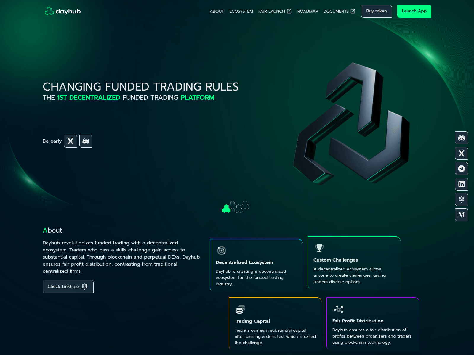 Screenshot of dayhub.io