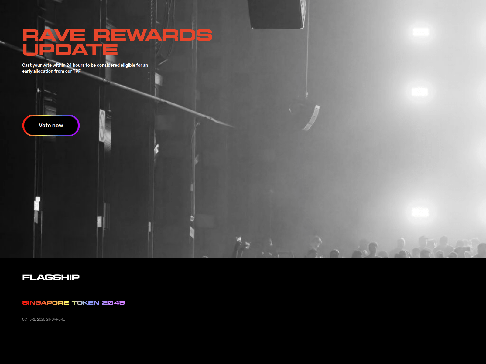Screenshot of vote-ravedao.xyz