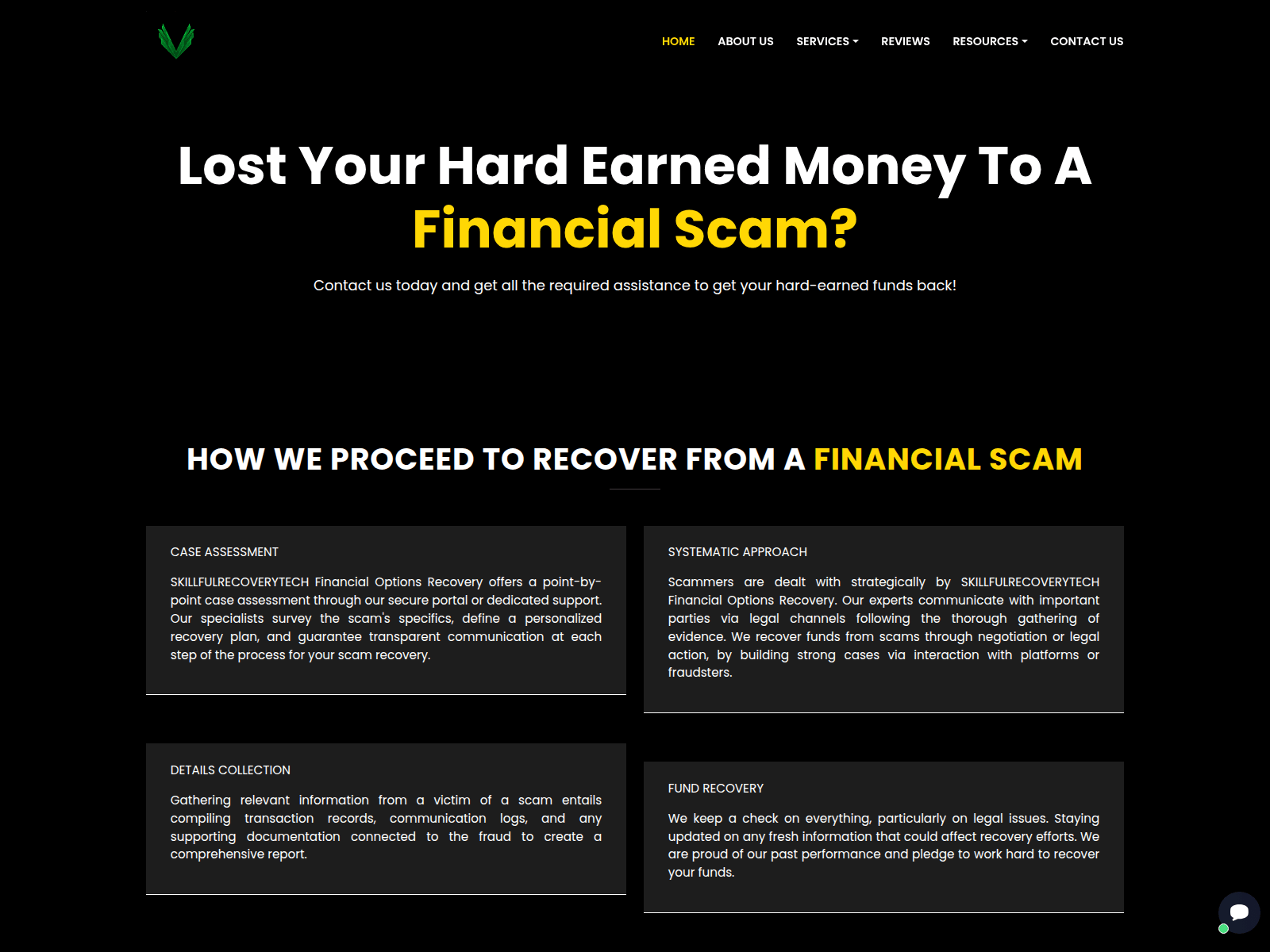 Screenshot of skillfulrecoverytech.com